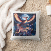 Coussin Fênix flamejante Almofada (Couverture)