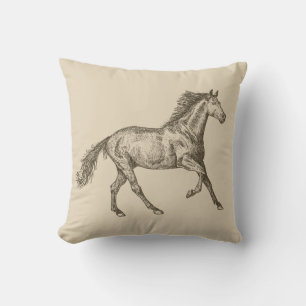 Coussin Fer à cheval de cheval occidental Équestre Poney B