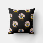 Coussin Ferald S'Inquiète Des chauves-souris (Verso)