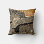 Coussin Ferme ancienne ferme primitive du pays occidental (Verso)