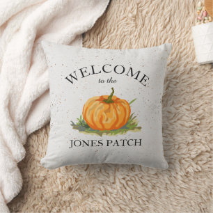 Coussin Ferme Bienvenue dans notre signature de patch de c