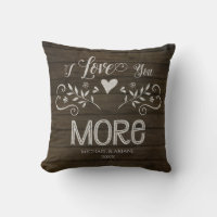 Ferme Bois Rustique Je t'aime Plus Typographie