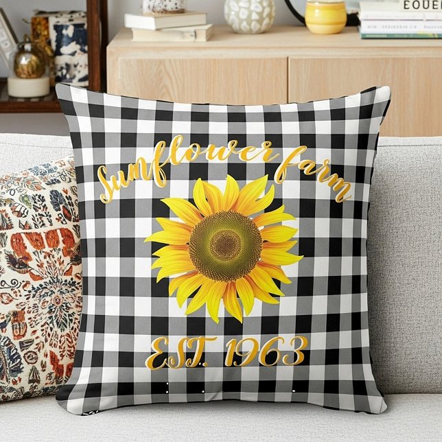 Coussin Ferme de tournesol (Créateur téléchargé)