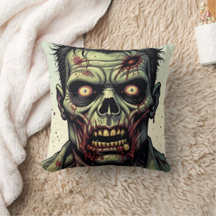 Coussin Fermer une Pop Art Zombie Halloween