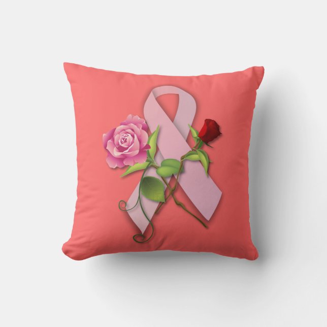Coussin Fermeture du survivant du cancer du sein (Recto)