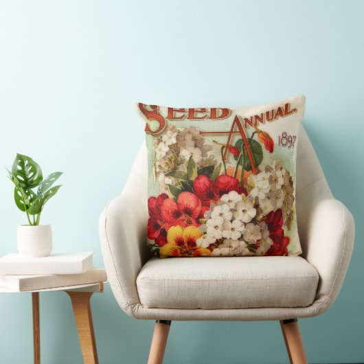 Coussin Ferry DM annuel des semences de fleurs (Chaise)