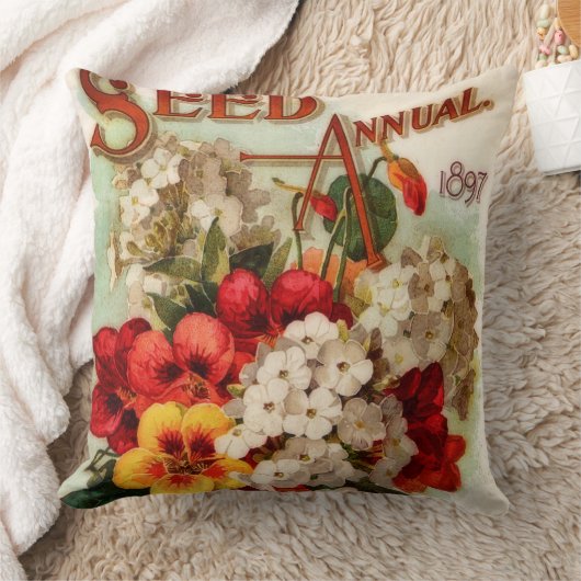 Coussin Ferry DM annuel des semences de fleurs (Couverture)