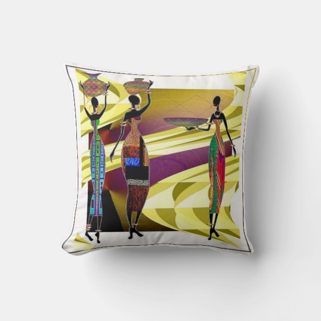 Coussin Festival africain (Recto)