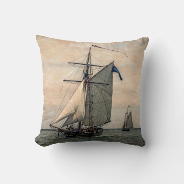 Coussin Festival des Grands Voiliers (Recto)