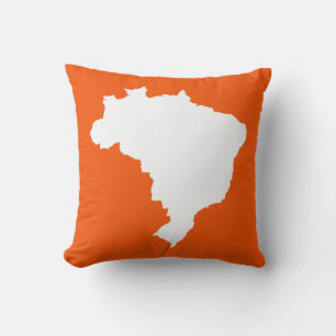 Coussin Festival Orange Brésil
