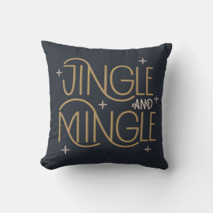 Coussin Festive Jingle et Mingle Holiday Design