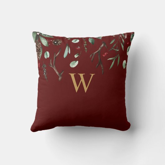 Coussin Festive moderne Gold Keepsaké (Verso)