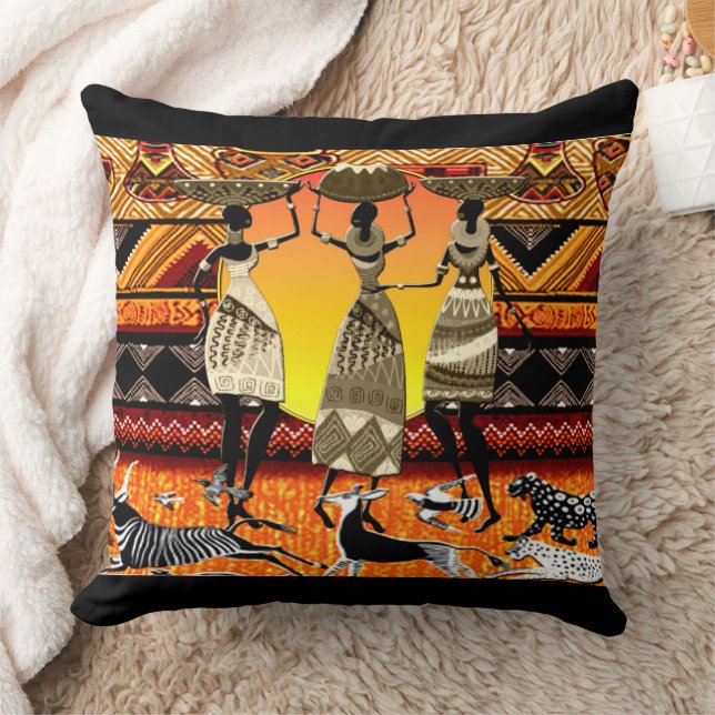 Coussin Fête africaine (Couverture)