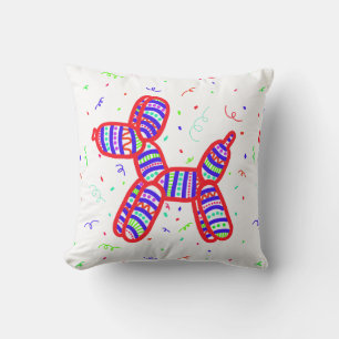 Coussin Fête Chien en Ballon