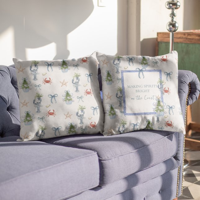 Coussin Fête côtière brillante pour les esprits (Créateur téléchargé)