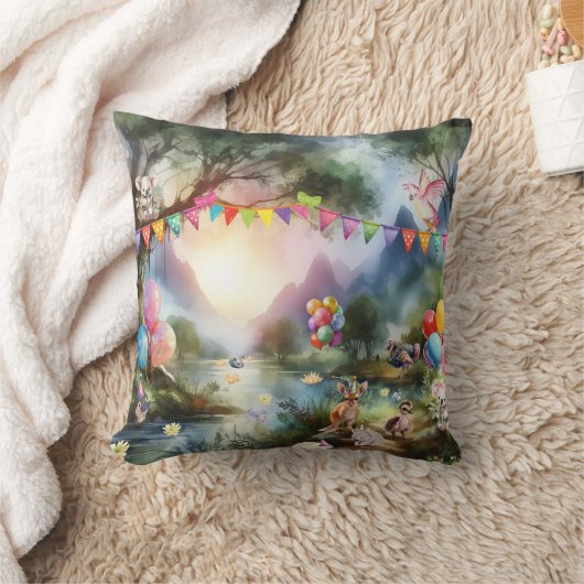 Coussin Fête dans l'Outback australien (Couverture)