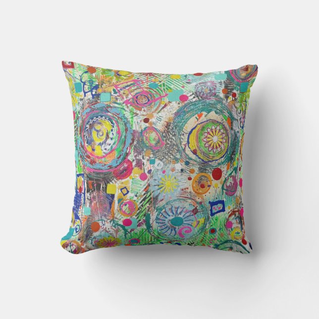 Coussin Fête dans une boîte 16 x 16 Jeu d'oreiller (Recto)