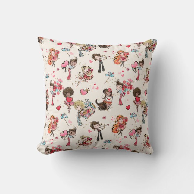 Coussin Fête de la Saint Valentin (Recto)