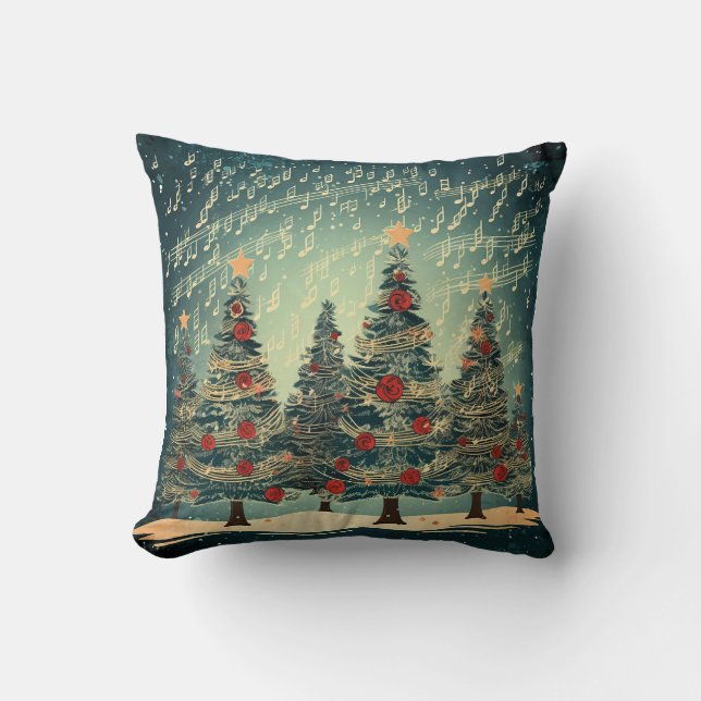 Coussin Fête de l'arbre de Noël (Recto)