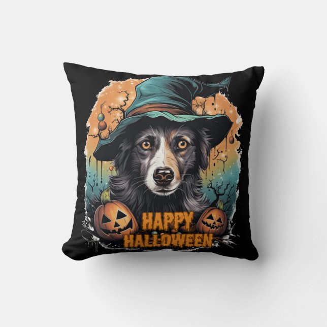 Coussin fête de l'Halloween (Recto)