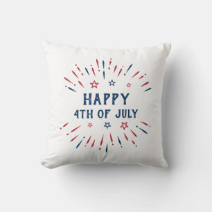 Coussin Fête de l'Indépendance 4 juillet patriotique améri
