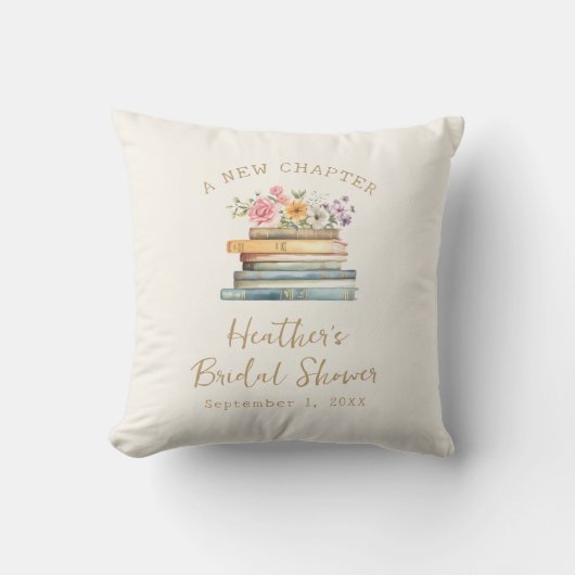 Coussin Fête de Mariage de A New Chapter Books (Recto)