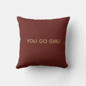 Coussin Fête de mode chic et clinquant (Verso)
