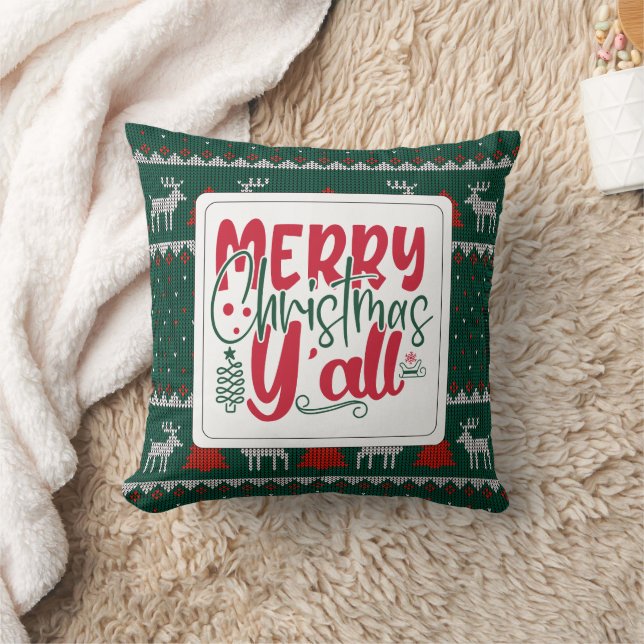 Coussin Fête de Noël minimaliste (Couverture)