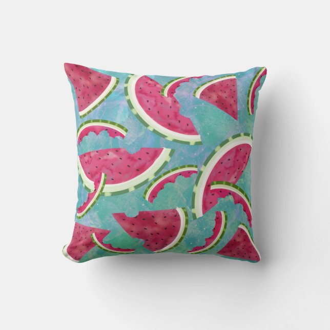 Coussin Fête de pastèque (Recto)