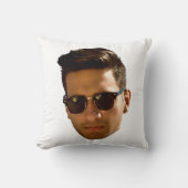 Coussin Fête d'enterrement de vie de jeune fille découpée  (Recto)