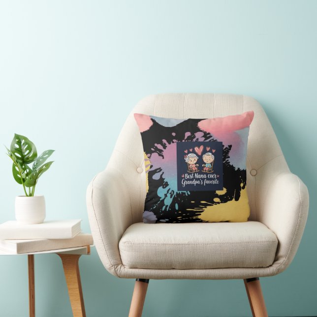 Coussin Fête des grands-parents (Chaise)