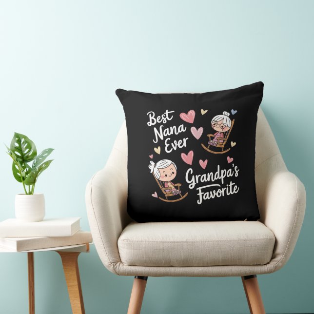 Coussin Fête des grands-parents (Chaise)