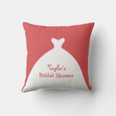 Coussin Fête des mariées de charme Customisée (Verso)