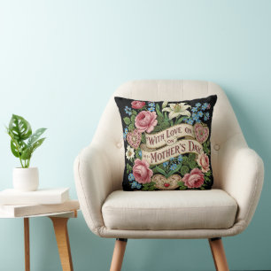 Coussin Fête des mères avec amour
