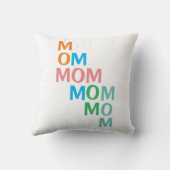 Coussin Fête des Mères Moderne Maman (Verso)
