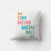Coussin Fête des Mères Moderne Maman (Recto)