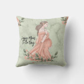 Coussin Fête des mères - Peach pour maman (Verso)