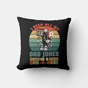 Coussin Fête des pères Je Garde Toutes Mes Blagues De Papa