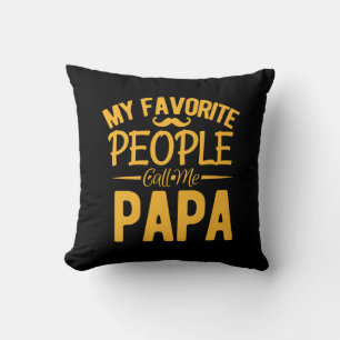Coussin Fête des pères Mes Favoris Appelent Moi Papa
