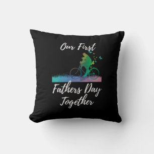 Coussin Fête des pères Notre première Fête des pères ens