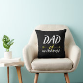 Coussin Fête des Pères Papa de M. Onederful (Chaise)