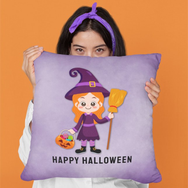 Coussin Fête d'Halloween pour sorcière pour enfants (Créateur téléchargé)