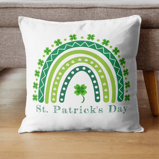 Coussin Fête élégante de la Saint-Patrick (Elegant St. Patrick's Day Party Throw Pillow
)