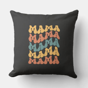 Coussin Fête Mère-Maman-Mères-Mère-Mère-Rétro-Mette