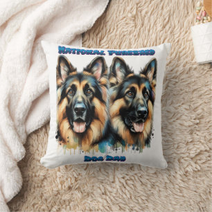 Coussin Fête nationale des chiens de race Purebred Art