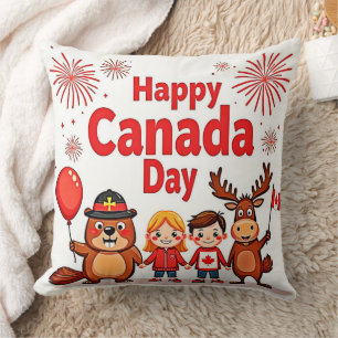 Coussin Fêter la joie du Canada