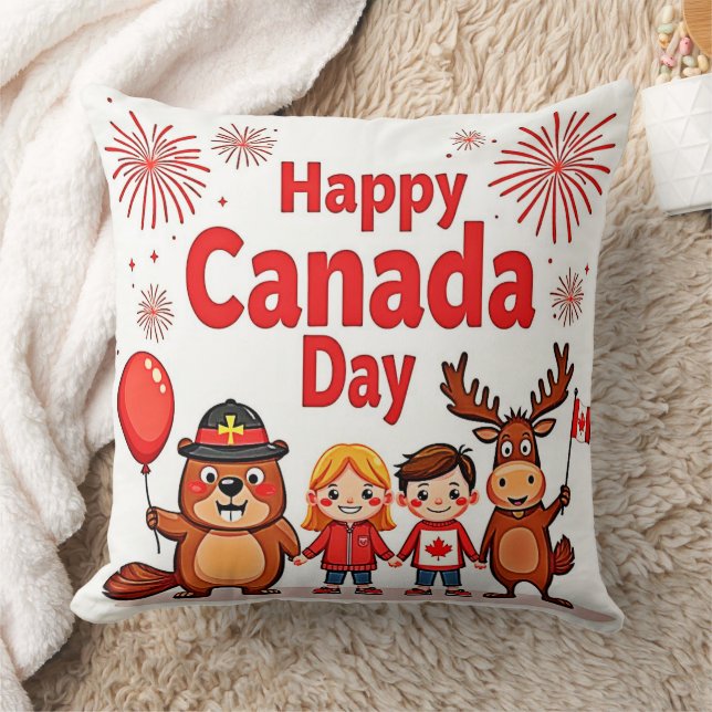 Coussin Fêter la joie du Canada (Couverture)