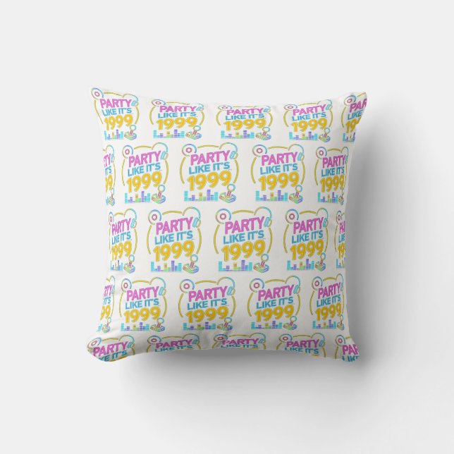 Coussin Fêtez comme si c'était 1999®™ – Bande originale El (Recto)
