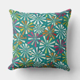 Coussin feu bleu