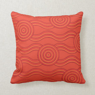 Coussin Feu d'art autochtone